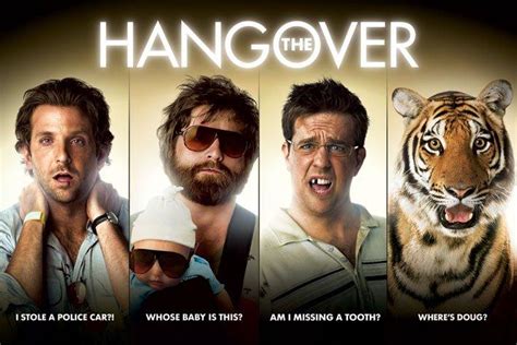 The hangover movie wiki - You have no idea the chain of events that were set in motion that night. In the parking lot of a f**kin' liquor store.MarshallDoug is my insurance, he stays with me. You don't give me Chow, I blow his brains out. You go to the cops, I blow his brains out. You have three days. Get to work.Marshall kidnapping Doug. Marshall is the overarching antagonist of The Hangover …